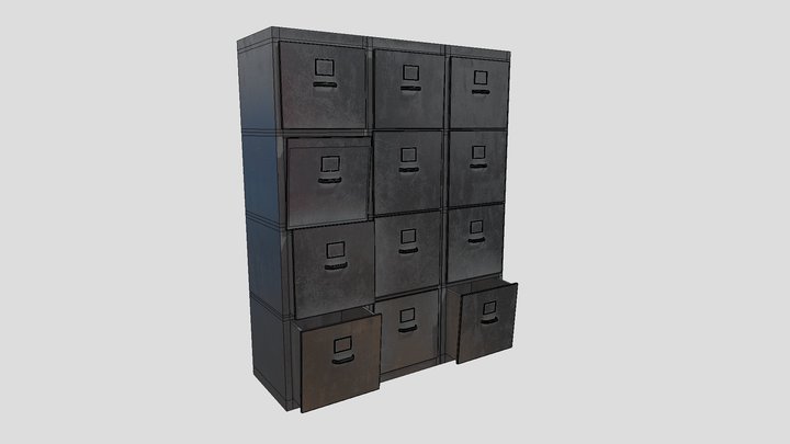 Storage cabinets 3D Model