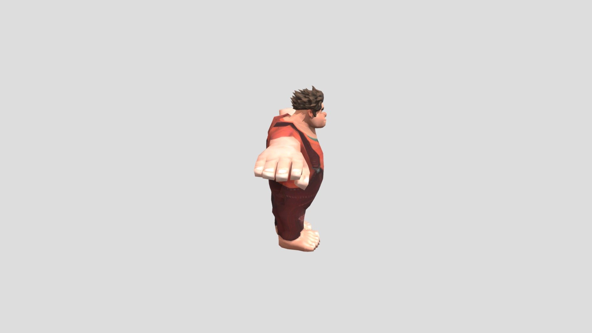 Wii - Wreck-It Ralph - Ralph - Download Free 3D model by kyle.river ...