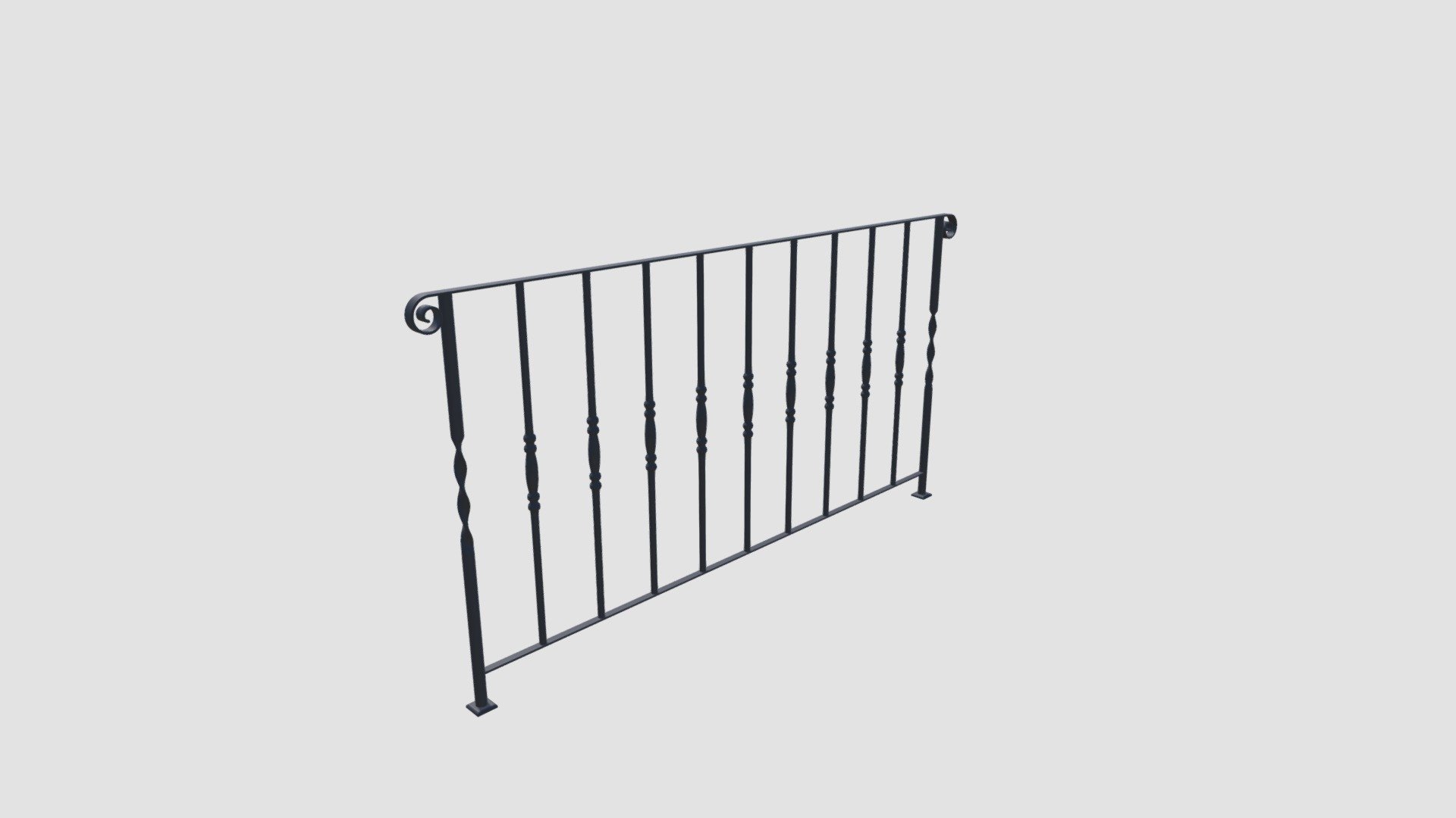 railing — Sketchfab embed 3D viewer
