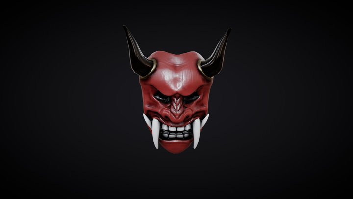Oni Mask 3D Model