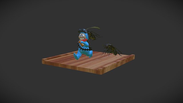 Bug's Battle 3D Model