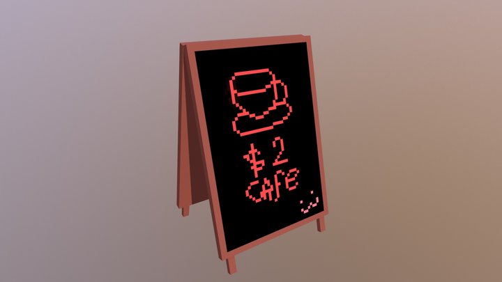 shop_sign1 3D Model