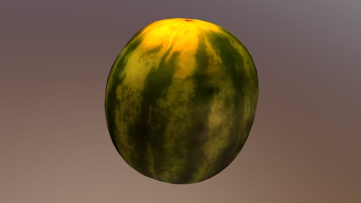 Watermelon (Photogrammetry) 3D Model