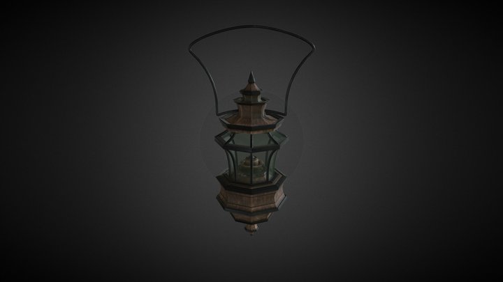 Gothic Lantern 3D Model