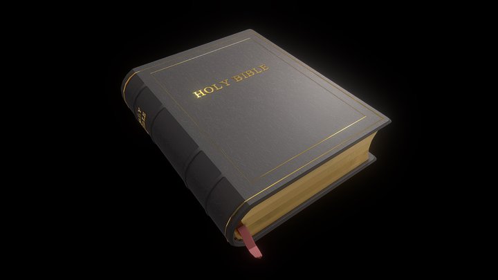 Holy Bible 3D Model