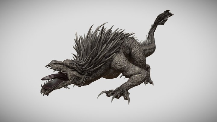 Skink : Medieval Monster / Creature 3D Model