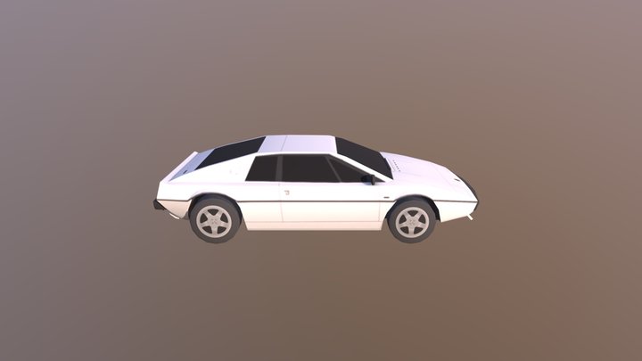 Lotus Espirit 1975 (Low Poly) 3D Model