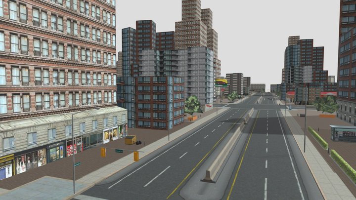 Map - San Andreas: Real Gangsters 3D 3D Model