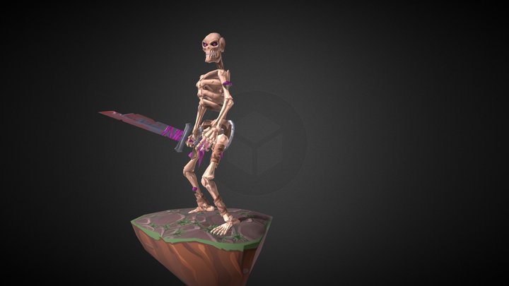 Skeleton warrior 3D Model