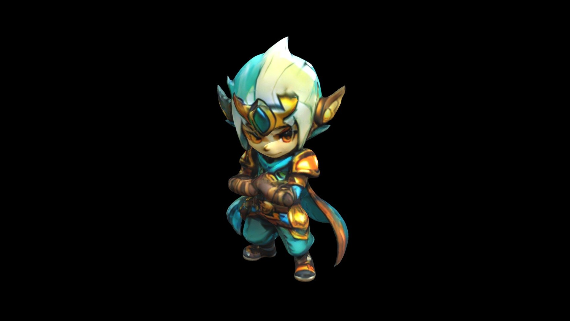 Fictional character A stoic elf warrior with a m - Download Free 3D ...