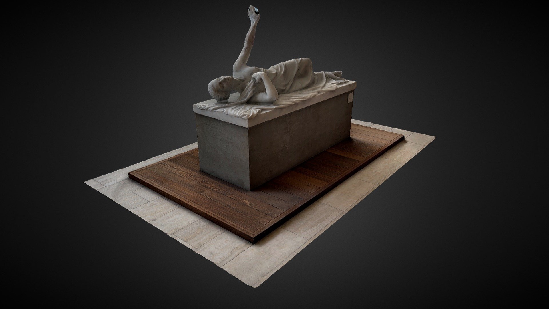 Statue Copenhagen — Sketchfab embed 3D viewer