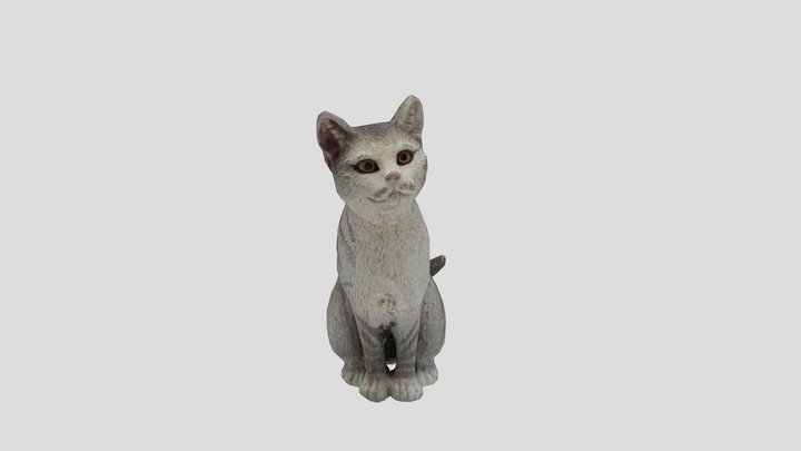 Lowpoly cat 3D Model