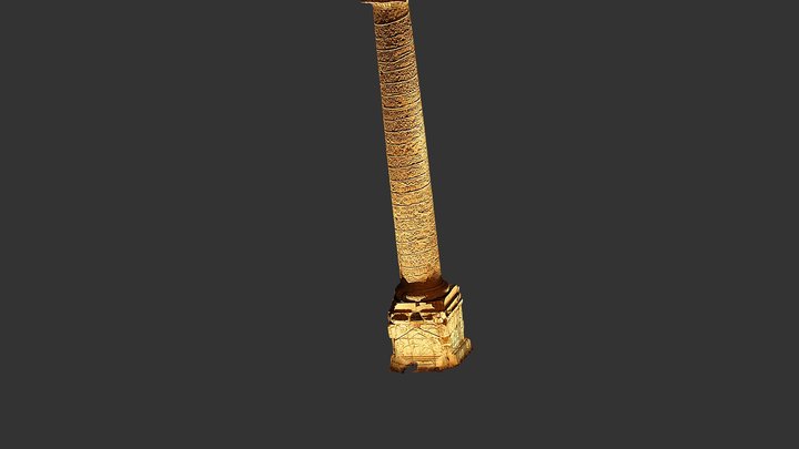 3D scan of Trajan Column by Yitzhak Marmelstein 3D Model