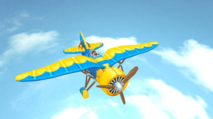 Flying Circus | DAE Game Art 3D Model