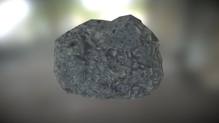 Beach Rock 8 from Photogrammetry 3D Model