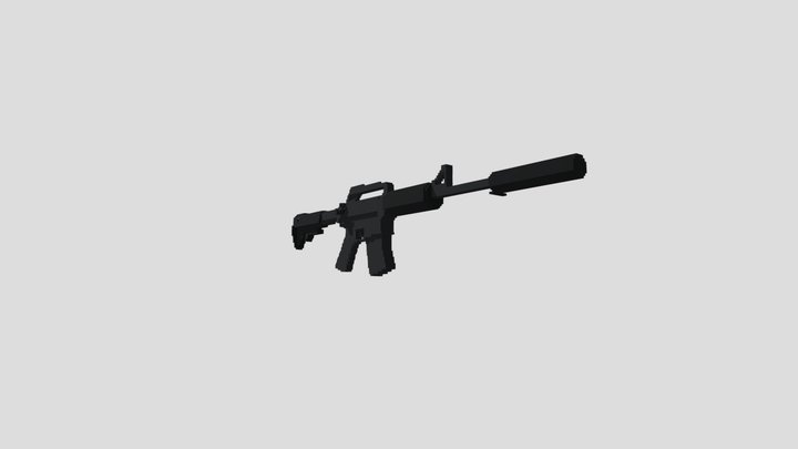 M4A1-S (rework) 3D Model