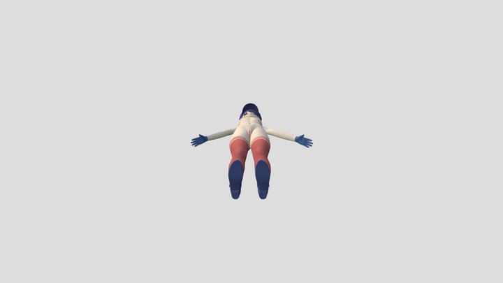 naked mita chan 2 3D Model