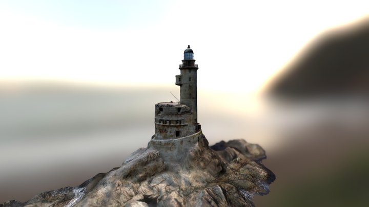 Aniva Light House (Маяк Анива) 3D Model