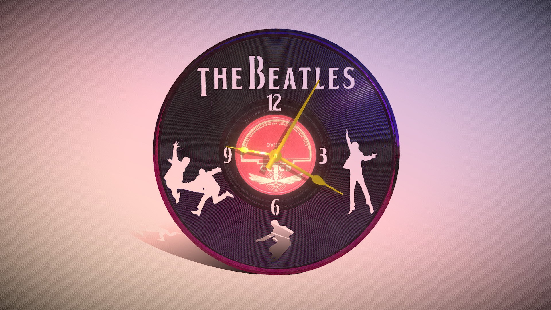 Clock Vinyl The Beatles