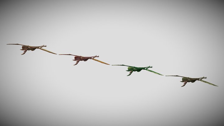 JWE Dsungaripterus Pack – Free 3D Model STL