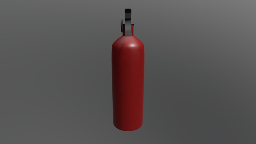Fire extinguisher + textures - 3D model by Simon445 [0922ca3] - Sketchfab