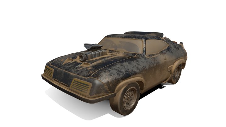 Inteceptor from mad max 3D Model