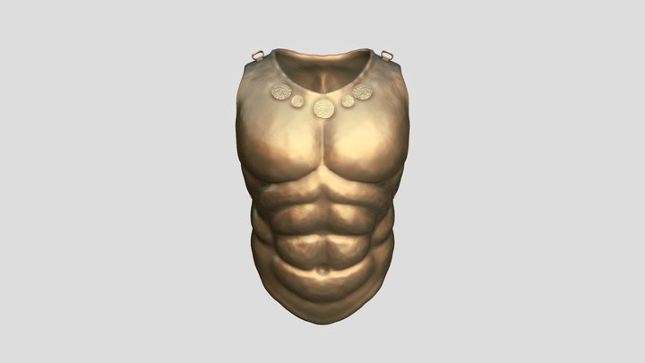 Gladiator Chest Armor 3D Model