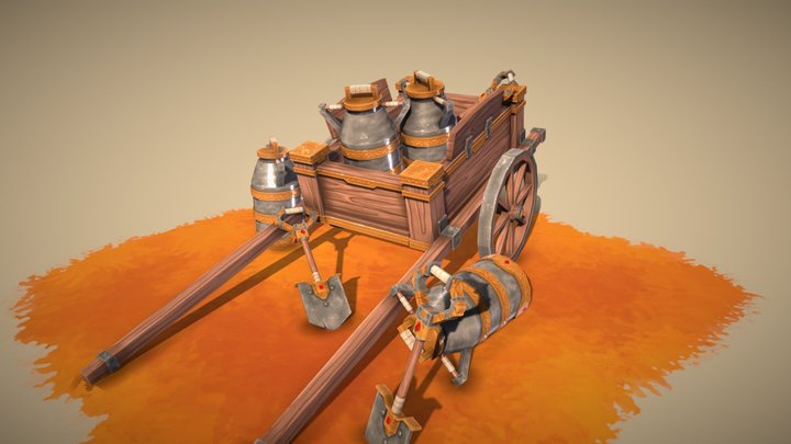 3 Objects Dwarf [Student Work] 3D Model