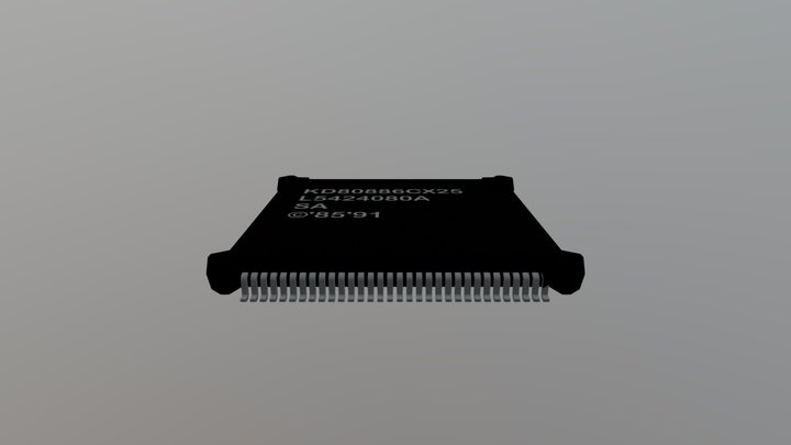 CPU 01 3D Model