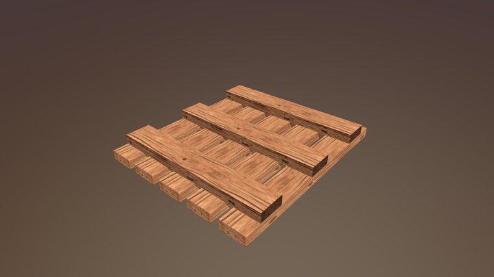 Wooden_ Pallet_1 3D Model