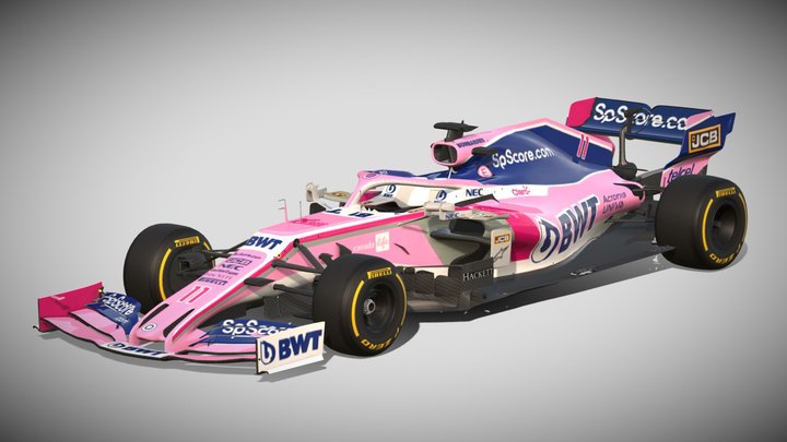 2019 F1 Racing Point RP19 – Modelo 3D gratuito STL