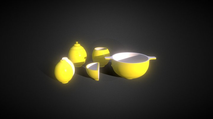 Tabletop Accessories - Lemon 3D Model