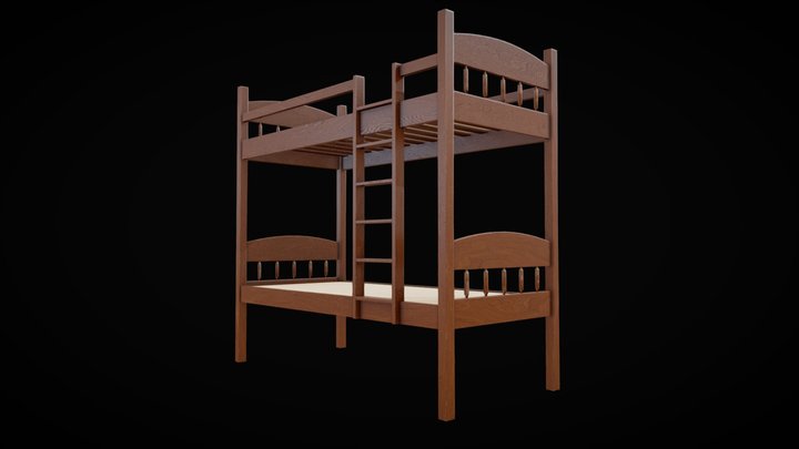 Wooden Double Bed