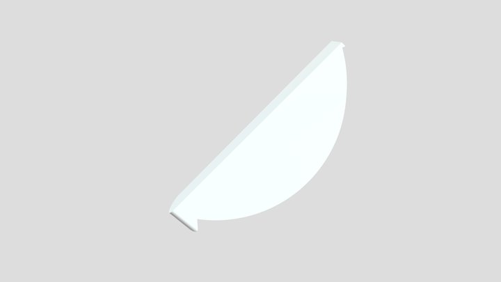 Bough Pot - Right Handle Positive 3D Model