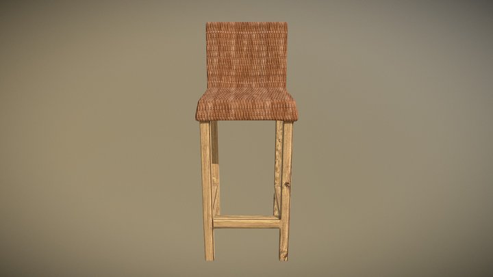 Bar Chair 3D Model