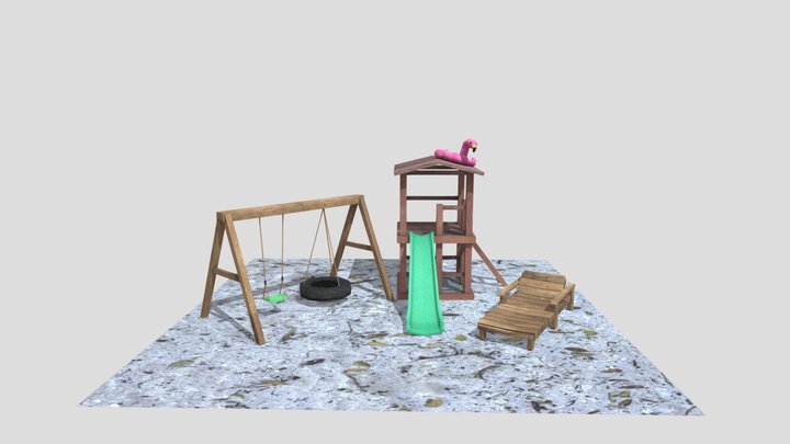 DAE 5 Finished props - By the ocean 3D Model