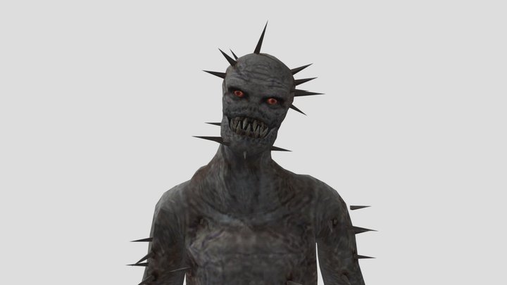 Spiky 3D Model