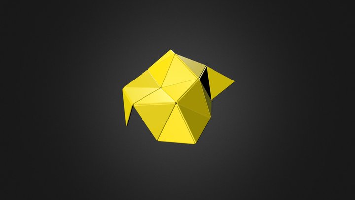 Sheet of Triangles 3D Model
