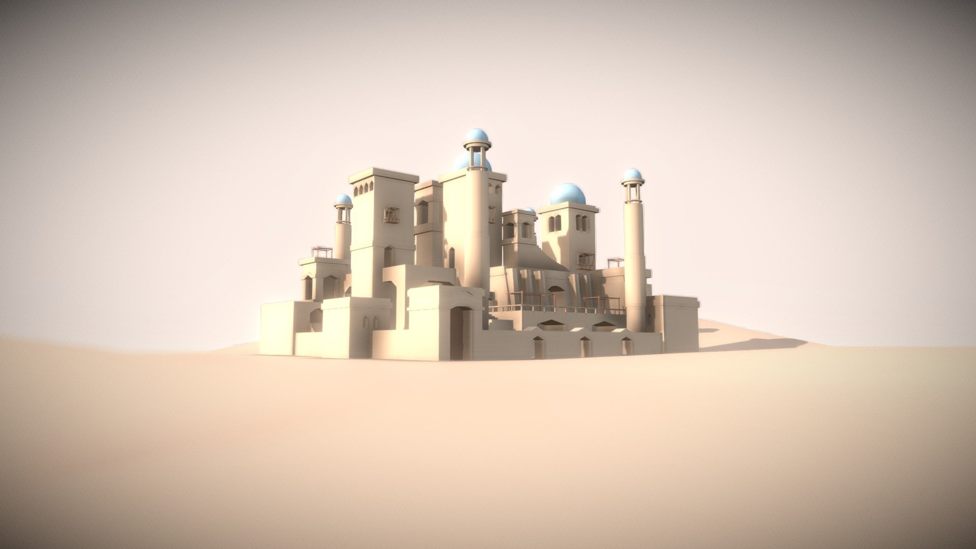Game Level  - Desert Kingdom Palace