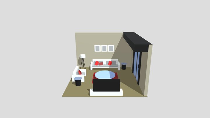 Habitación_ Andrea Limón 3D Model