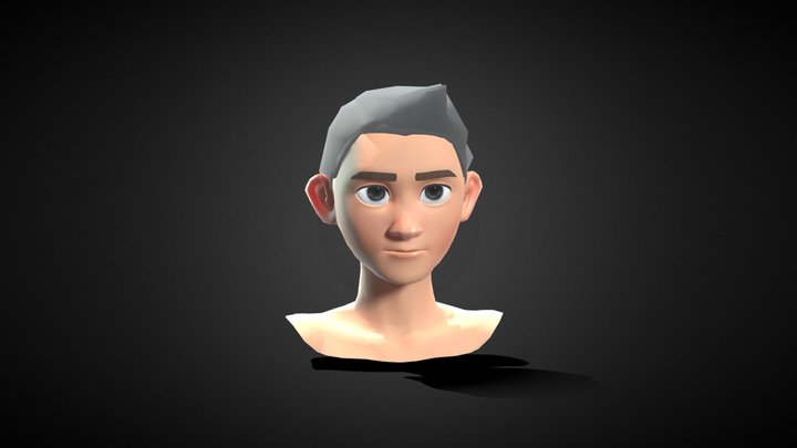Facial rig test. 3D Model