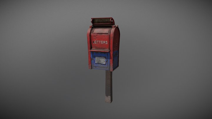 Old Mailbox 3D Model