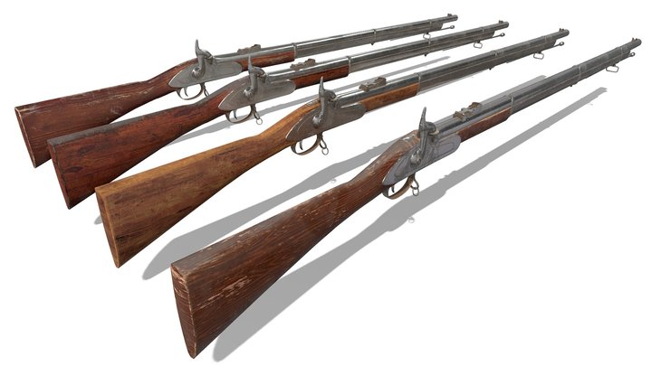 Rifles 3D Model