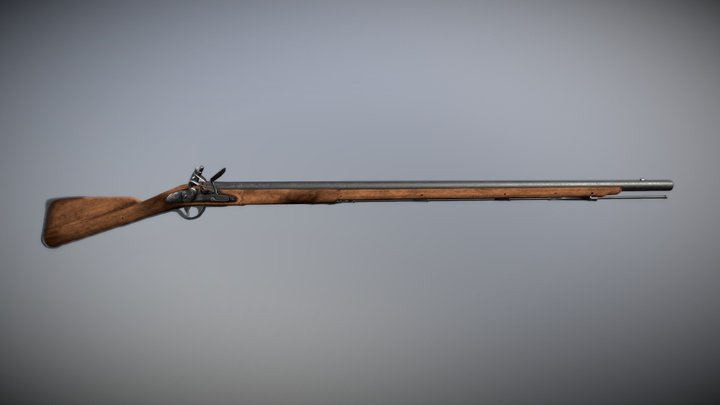 musket 3D Model