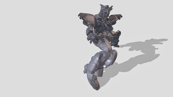 Kicking 3D Model