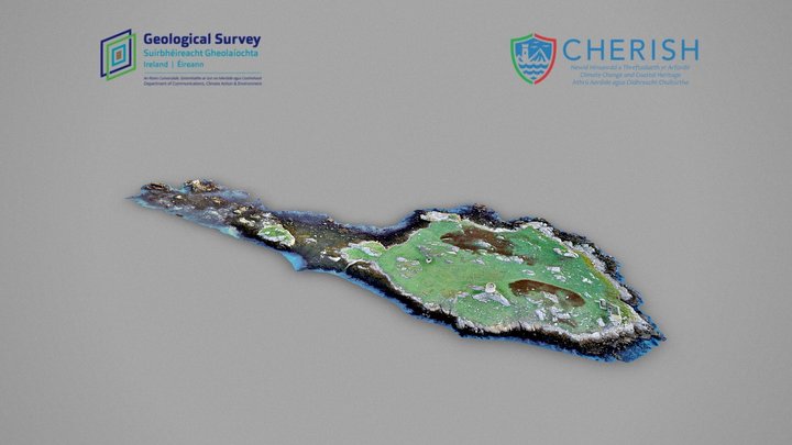 Dalkey Islands 3D Model