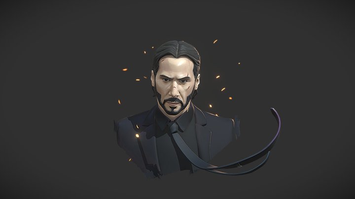 John Wick 3D Model