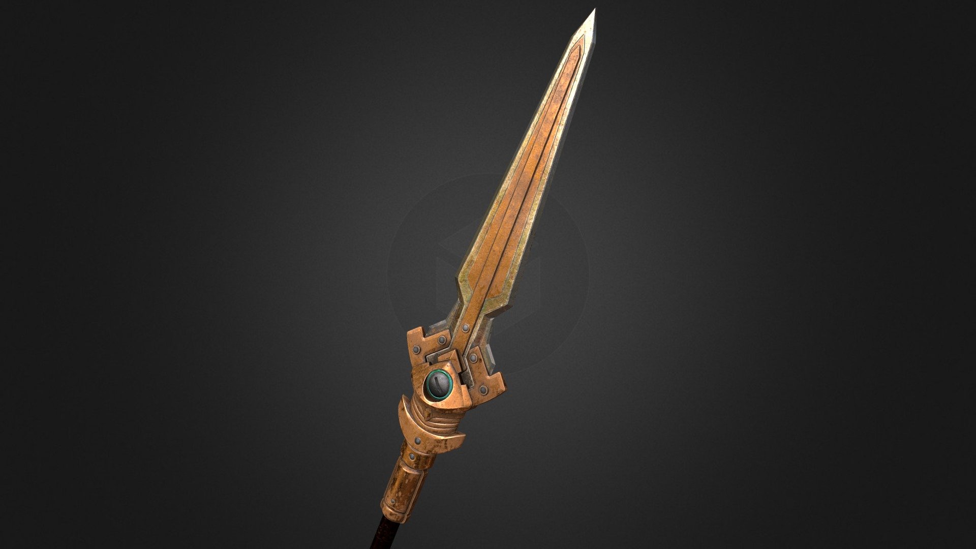 Skyrim dwemer spear - Download Free 3D model by Tarx (@Lanetary ...