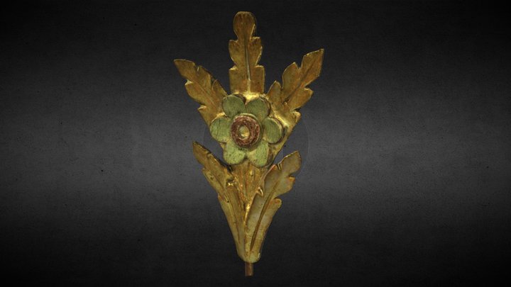 Orthodox Temple Flower 3D Model