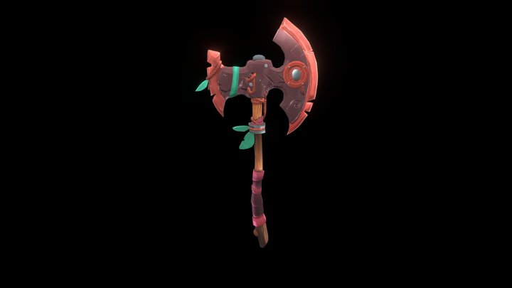 Stylized Axe 3D Model